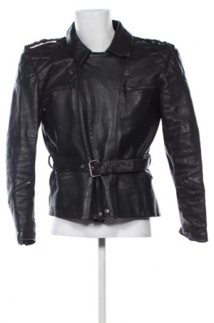 Мъжко кожено яке Unbranded, Размер XXL, Цвят Черен, Цена 107,53 лв.