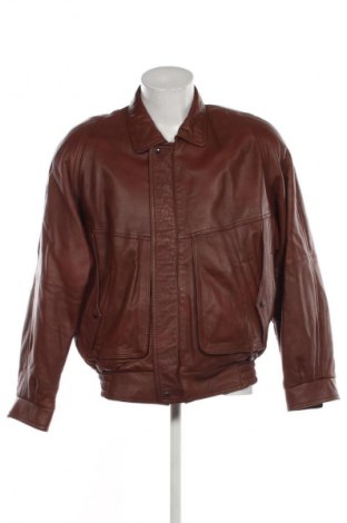 Geacă de piele pentru bărbati Unbranded, Mărime S, Culoare Maro, Preț 282,96 Lei