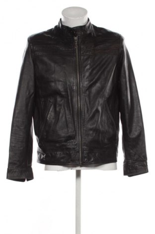 Geacă de piele pentru bărbati Unbranded, Mărime L, Culoare Negru, Preț 281,58 Lei