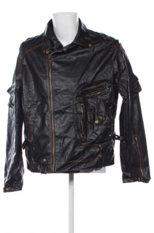 Geacă de piele pentru bărbati Unbranded, Mărime XL, Culoare Negru, Preț 240,99 Lei