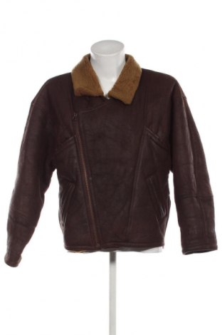 Geacă de piele pentru bărbati Vinci, Mărime L, Culoare Maro, Preț 534,21 Lei