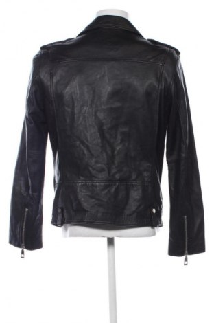 Geacă de piele pentru bărbati Zara, Mărime L, Culoare Negru, Preț 632,50 Lei