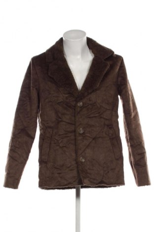 Męski płaszcz Dreimaster, Rozmiar L, Kolor Brązowy, Cena 423,99 zł