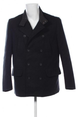 Мъжко палто New Look, Размер L, Цвят Черен, Цена 52,99 лв.