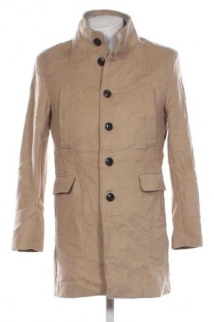 Męski płaszcz Zara, Rozmiar S, Kolor Beżowy, Cena 174,99 zł