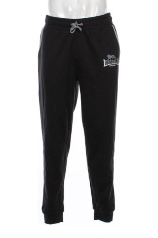 Pantaloni trening de bărbați Lonsdale, Mărime M, Culoare Negru, Preț 145,99 Lei