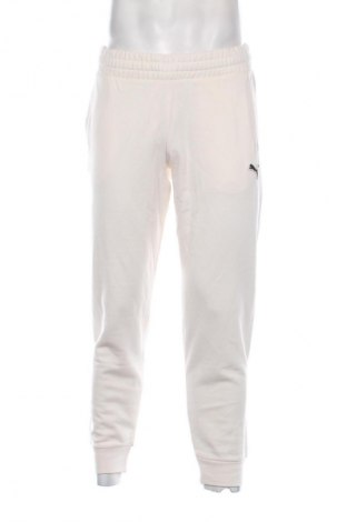 Pantaloni trening de bărbați PUMA, Mărime M, Culoare Ecru, Preț 342,99 Lei