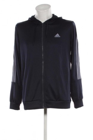 Bluză trening de bărbați Adidas, Mărime L, Culoare Albastru, Preț 342,99 Lei