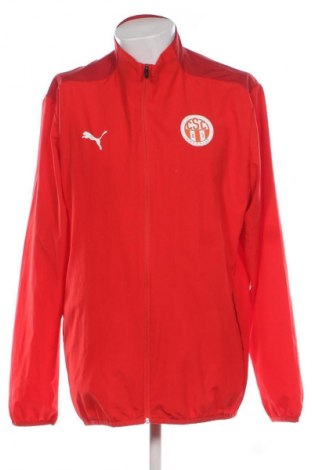 Мъжко спортно горнище PUMA, Размер 3XL, Цвят Червен, Цена 48,00 лв.