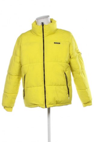 Ανδρικό μπουφάν Bershka, Μέγεθος L, Χρώμα Κίτρινο, Τιμή 17,81 €