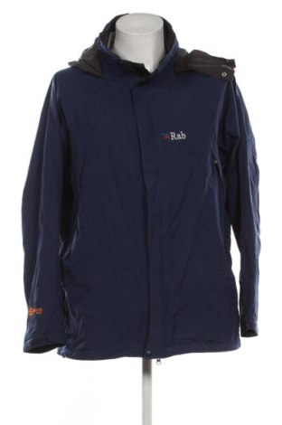 Herrenjacke Rab, Größe XXL, Farbe Blau, Preis 46,65 €