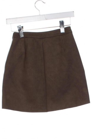 Rock Bershka, Größe XS, Farbe Grün, Preis 9,72 €