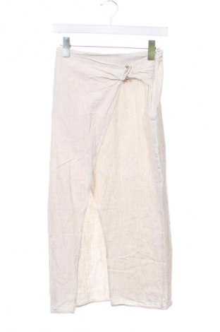 Szoknya Stradivarius, Méret XS, Szín Bézs, Ár 4 600 Ft