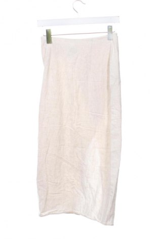 Szoknya Stradivarius, Méret XS, Szín Bézs, Ár 4 600 Ft