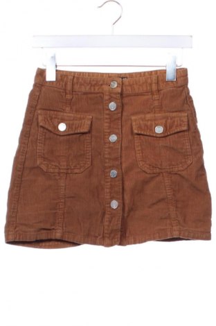 Пола Stradivarius, Размер XS, Цвят Кафяв, Цена 19,00 лв.