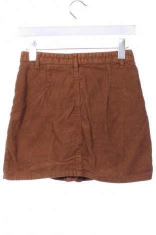 Пола Stradivarius, Размер XS, Цвят Кафяв, Цена 19,00 лв.