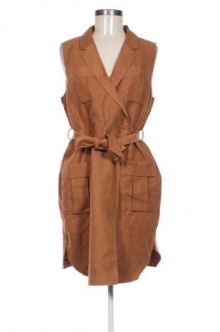 Kleid Bardot, Größe L, Farbe Braun, Preis € 34,99