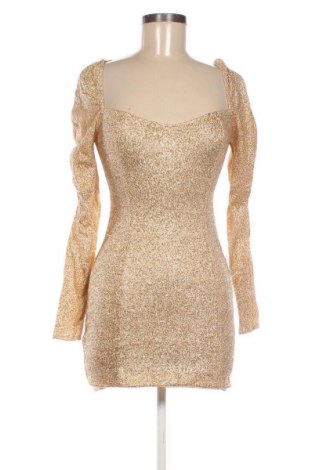 Rochie Boohoo, Mărime S, Culoare Auriu, Preț 173,99 Lei