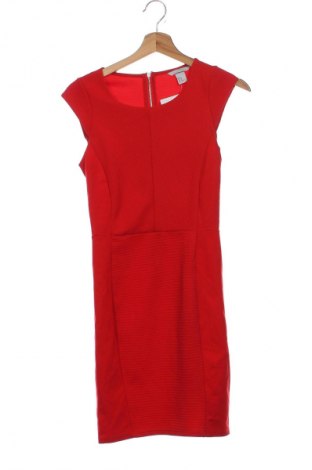 Рокля H&M, Размер XS, Цвят Червен, Цена 28,99 лв.