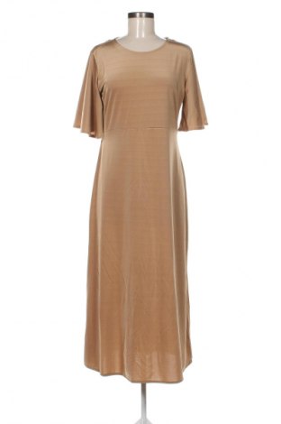 Рокля H&M, Размер L, Цвят Бежов, Цена 23,99 лв.