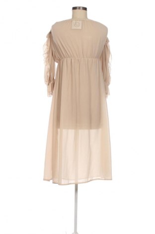 Рокля NEW COLLECTION, Размер L, Цвят Бежов, Цена 30,99 лв.