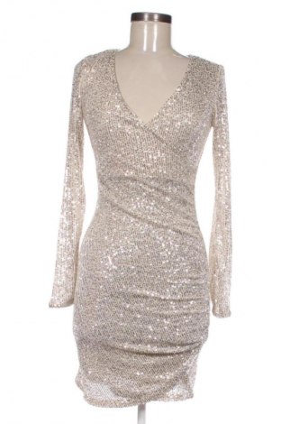 Φόρεμα Pieces, Μέγεθος XS, Χρώμα  Μπέζ, Τιμή 55,24 €