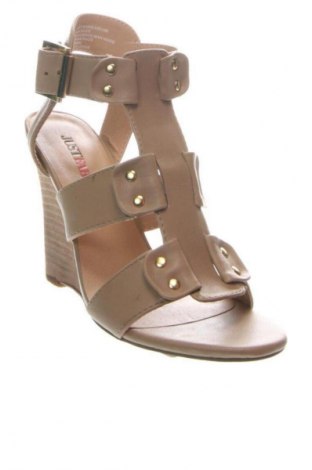 Sandalen Justfab, Größe 38, Farbe Beige, Preis 25,99 €