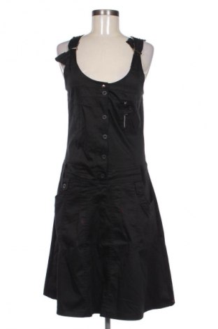 Dámske šaty s trákmi  Poeta, Veľkosť S, Farba Čierna, Cena  23,02 €