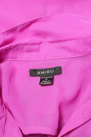 Γυναικείο πουκάμισο Amisu, Μέγεθος XS, Χρώμα Ρόζ , Τιμή 8,66 €