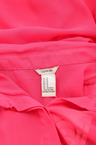Γυναικείο πουκάμισο I Love H81, Μέγεθος M, Χρώμα Ρόζ , Τιμή 8,66 €