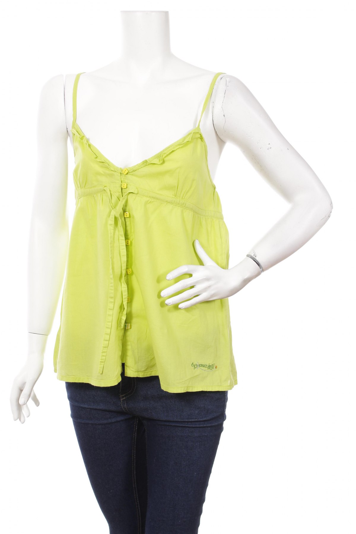 Γυναικείο πουκάμισο, Μέγεθος L, Χρώμα Πράσινο, Τιμή 11,34 €