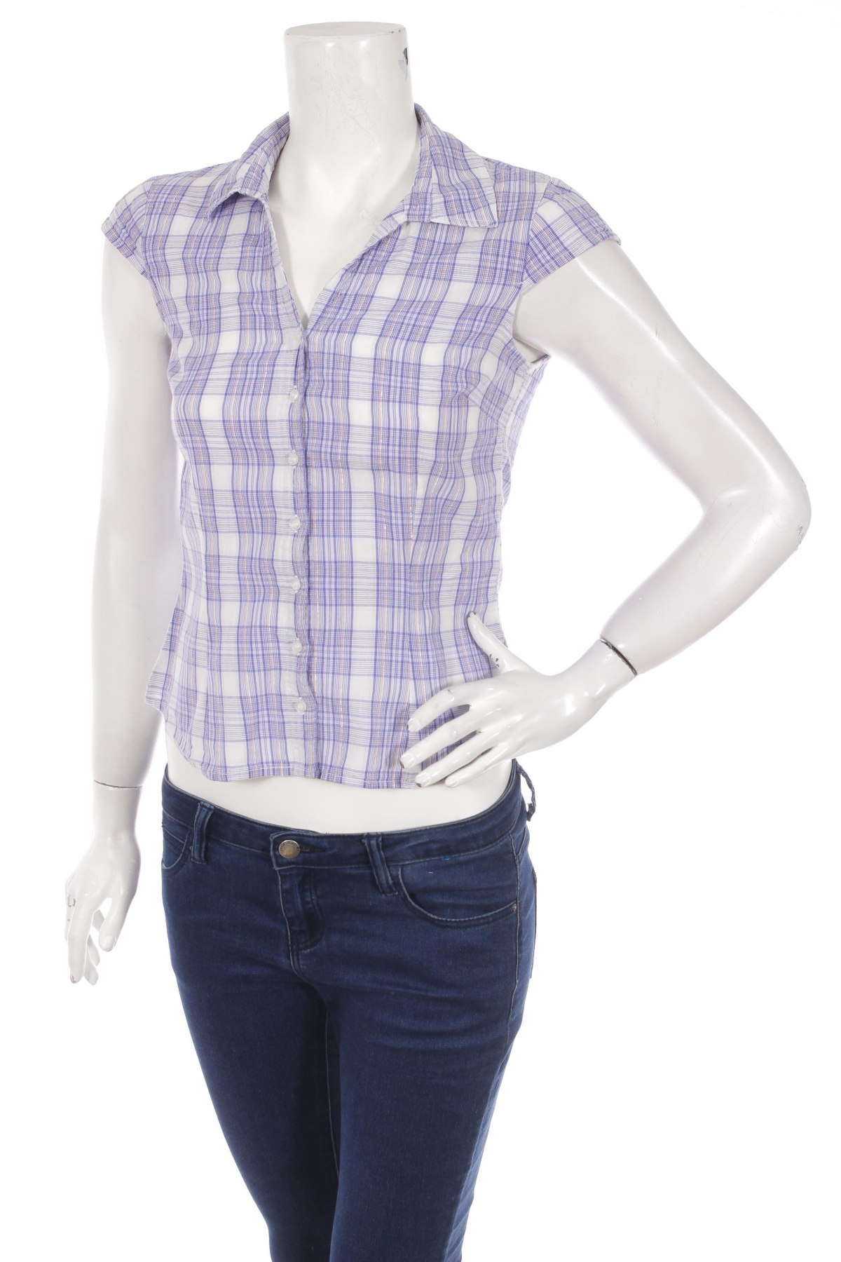 Γυναικείο πουκάμισο H&M Divided, Μέγεθος S, Χρώμα Λευκό, Τιμή 11,34 €