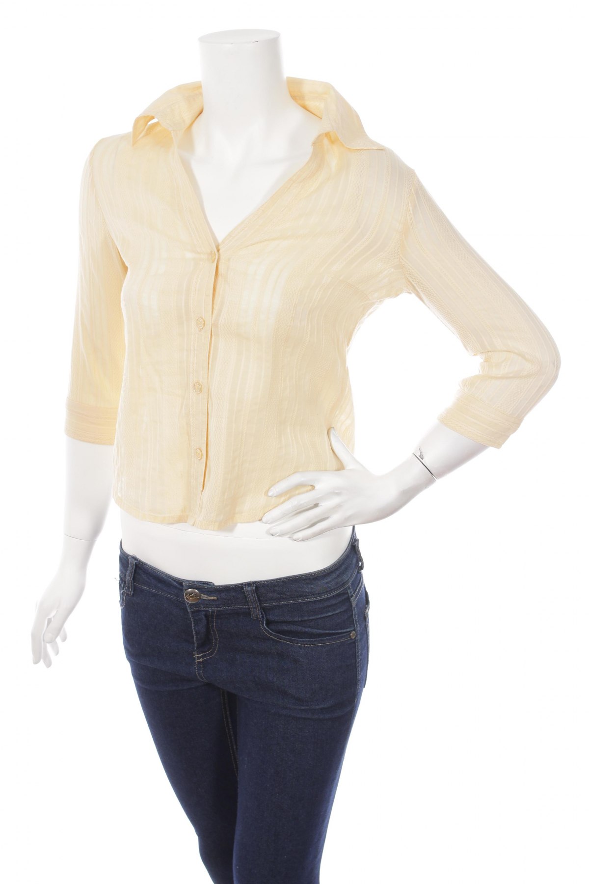 Γυναικείο πουκάμισο H&M Divided, Μέγεθος M, Χρώμα  Μπέζ, Τιμή 15,98 €