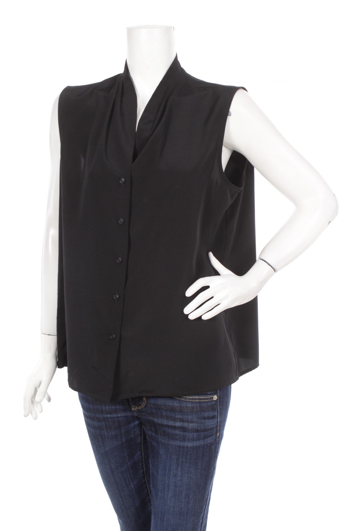 Γυναικείο πουκάμισο, Μέγεθος L, Χρώμα Μαύρο, Τιμή 9,90 €