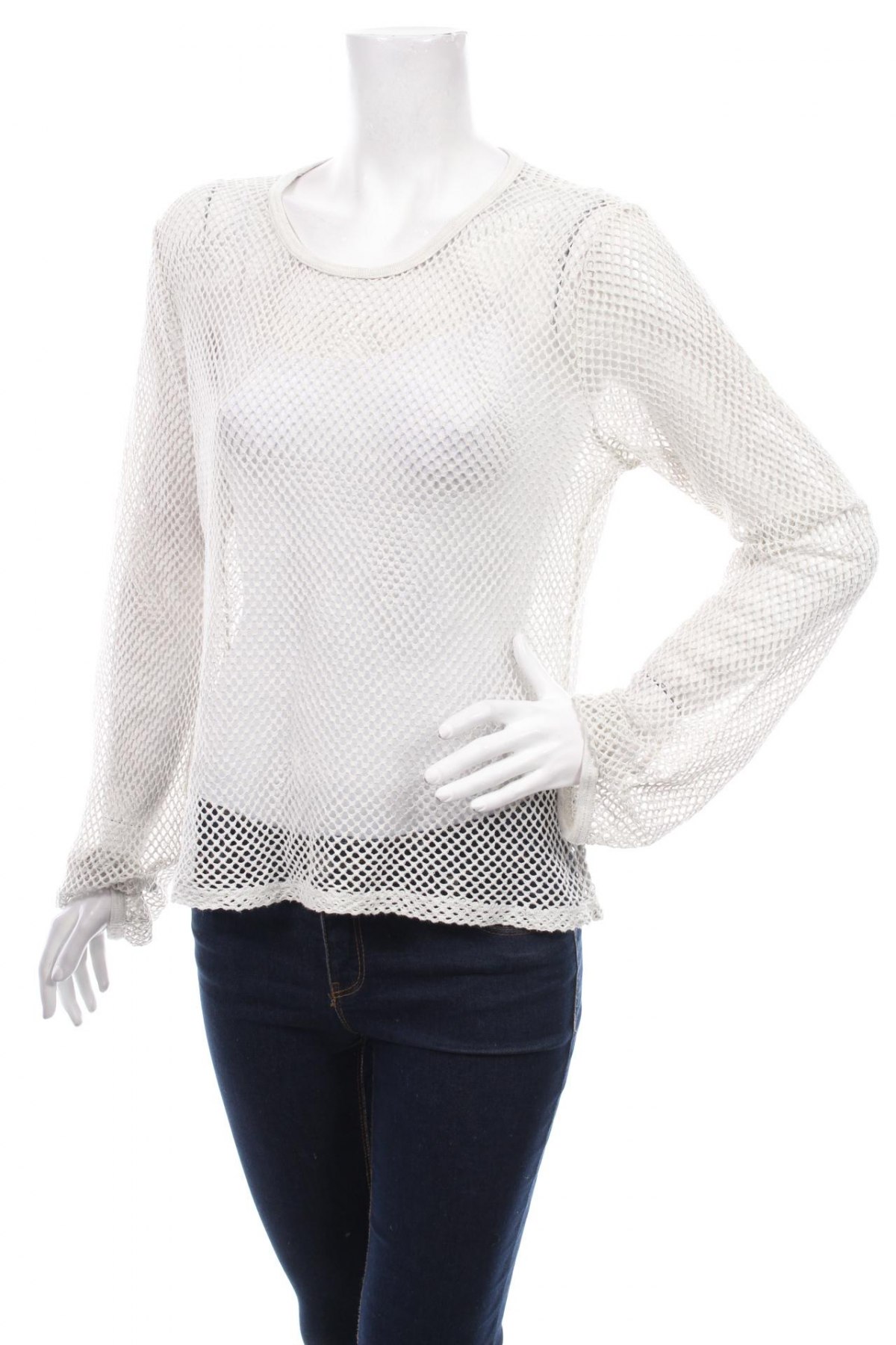 Дамски пуловер Kappa, Размер XL, Цвят Сив, Цена 28,90 лв.