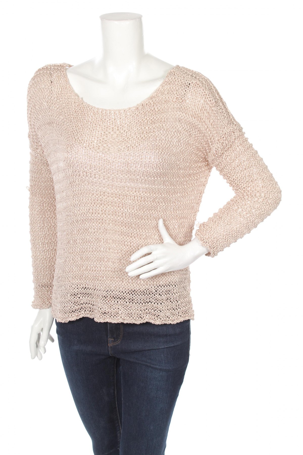 Дамски пуловер Willow & Clay, Размер L, Цвят Бежов, Цена 8,50 лв.