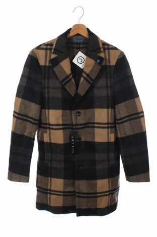 Pánsky kabát  Sisley, Veľkosť S, Farba Čierna, 75% vlna, 25% polyamide, Cena  130,34 €