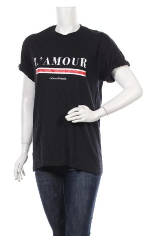 Дамска тениска Boohoo, Размер XL, Цвят Черен, 100% памук, Цена 16,80 лв.