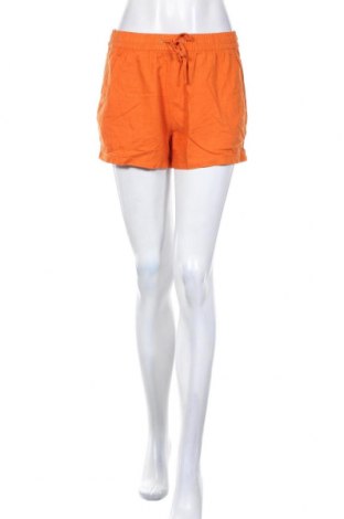 Pantaloni scurți de femei H&M, Mărime S, Culoare Portocaliu, 55% in, 45% viscoză, Preț 69,63 Lei
