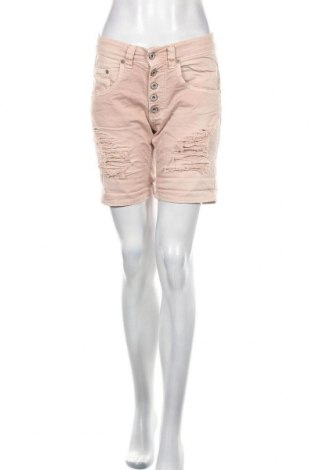 Дамски къс панталон Please, Размер S, Цвят Розов, 97% памук, 3% еластан, Цена 12,08 лв.
