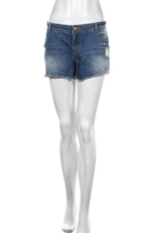 Дамски къс панталон Vero Moda, Размер L, Цвят Син, Памук, Цена 8,51 лв.