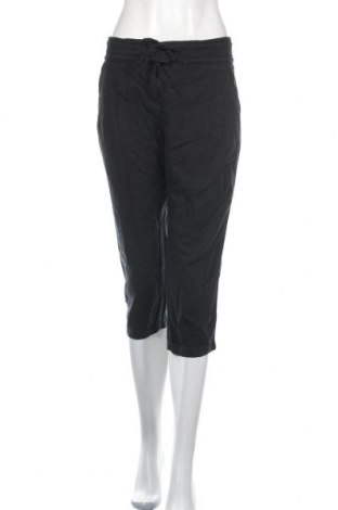Дамски панталон Cropp, Размер S, Цвят Черен, 55% лен, 45% вискоза, Цена 9,11 лв.