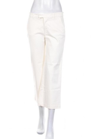 Дамски панталон Mango, Размер M, Цвят Екрю, 98% памук, 2% еластан, Цена 12,25 лв.