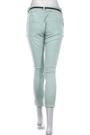 Дамски панталон Street One, Размер M, Цвят Зелен, 90% памук, 7% полиестер, 3% еластан, Цена 19,20 лв.