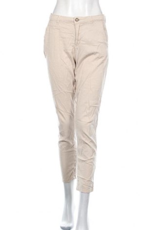 Дамски панталон Zara, Размер S, Цвят Бежов, Цена 7,35 лв.