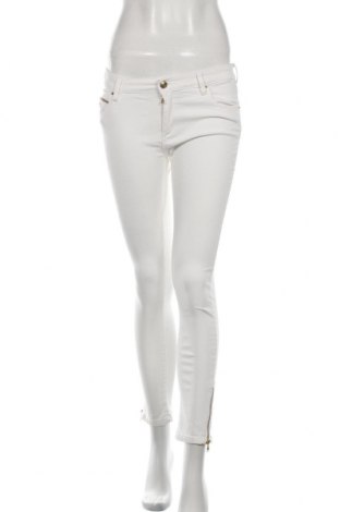 Дамски панталон Zara, Размер M, Цвят Бял, Цена 16,57 лв.