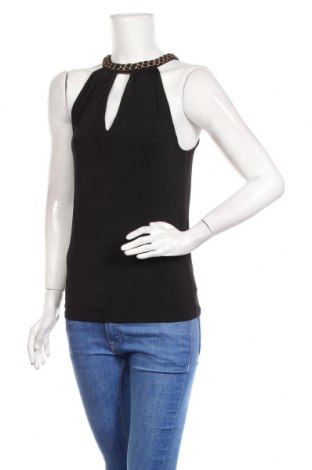 Γυναικείο αμάνικο μπλουζάκι Morgan, Μέγεθος M, Χρώμα Μαύρο, 95% βισκόζη, 5% ελαστάνη, Τιμή 4,38 €
