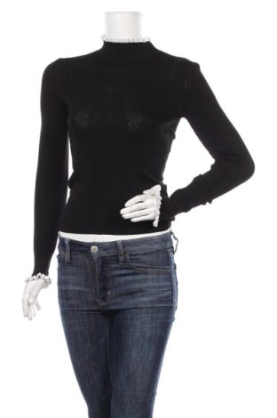 Дамски пуловер H&M, Размер S, Цвят Черен, 65% вискоза, 35% вискоза, Цена 10,08 лв.