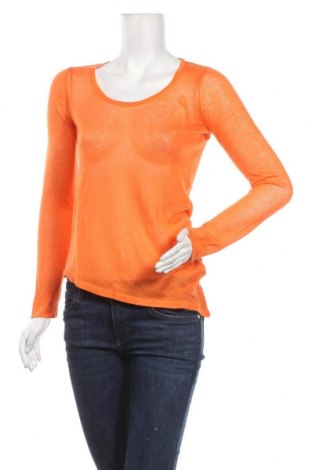Γυναικείο πουλόβερ Manoukian, Μέγεθος XS, Χρώμα Πορτοκαλί, 80% lyocell, 20% λινό, Τιμή 46,01 €