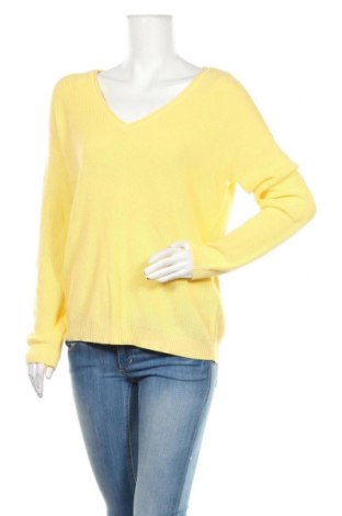 Дамски пуловер Vero Moda, Размер L, Цвят Жълт, 50% акрил, 50% памук, Цена 46,50 лв.